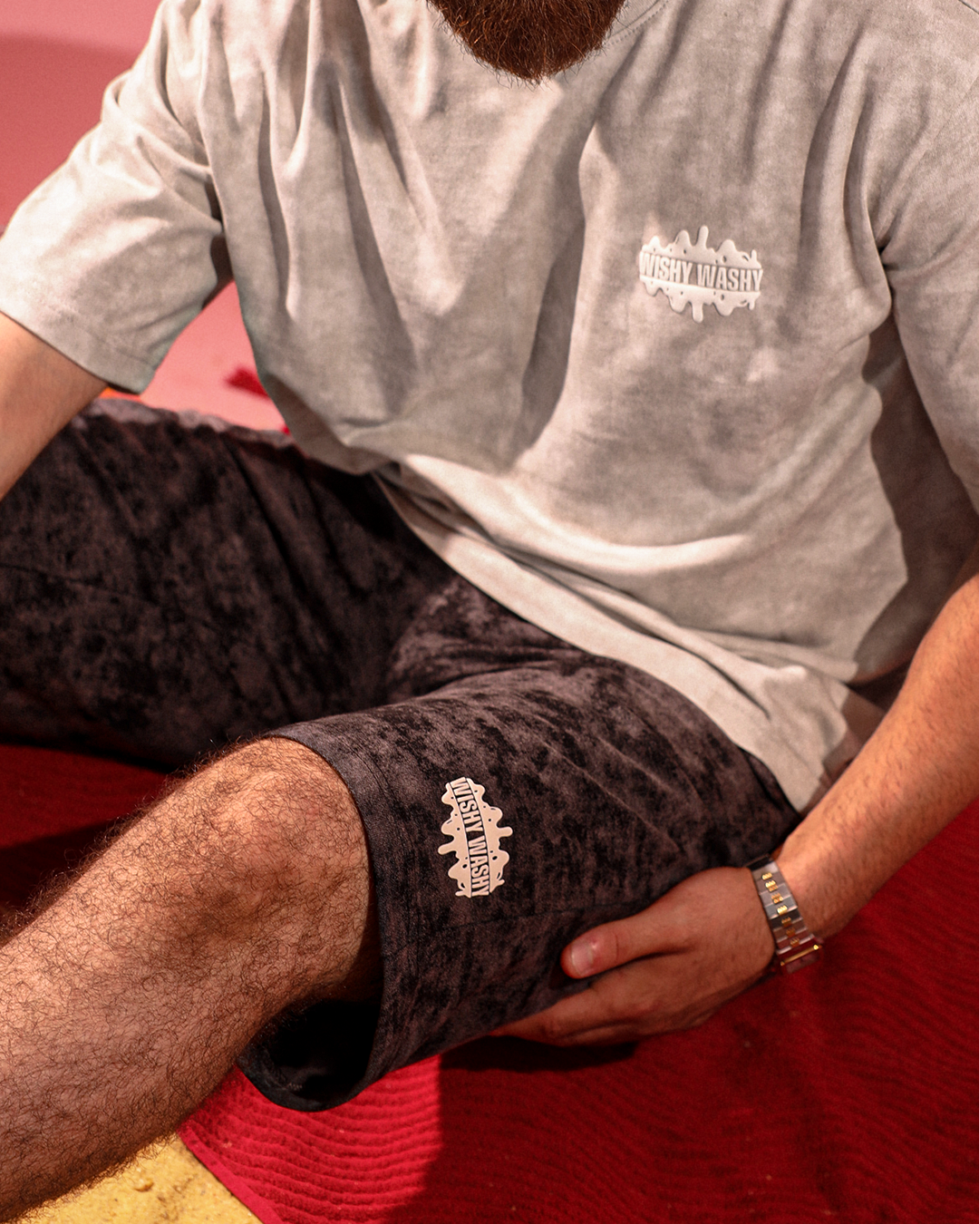 Wishy Washy Earthy Unisex Shorts