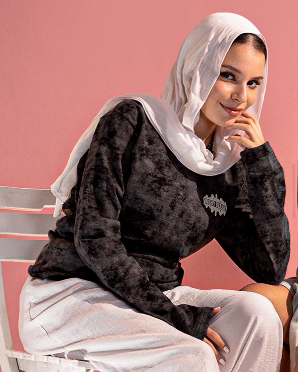 Wishy Washy Earthy LS Tee
