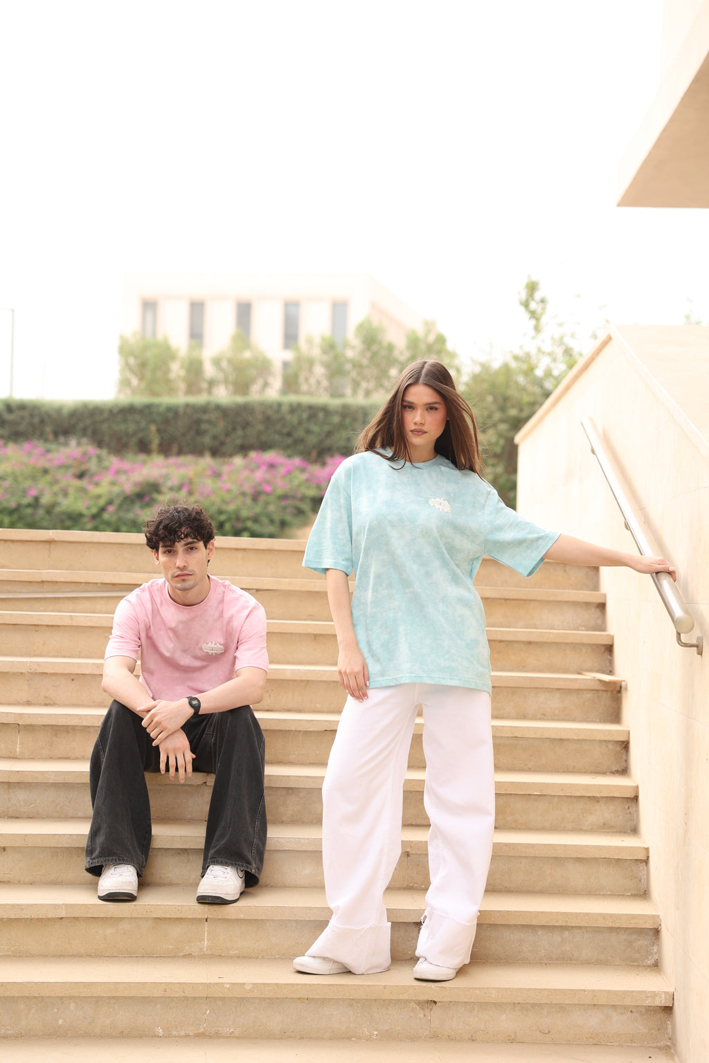 EVERYDAY COUPLE Bundle Washed - Blue/Pink