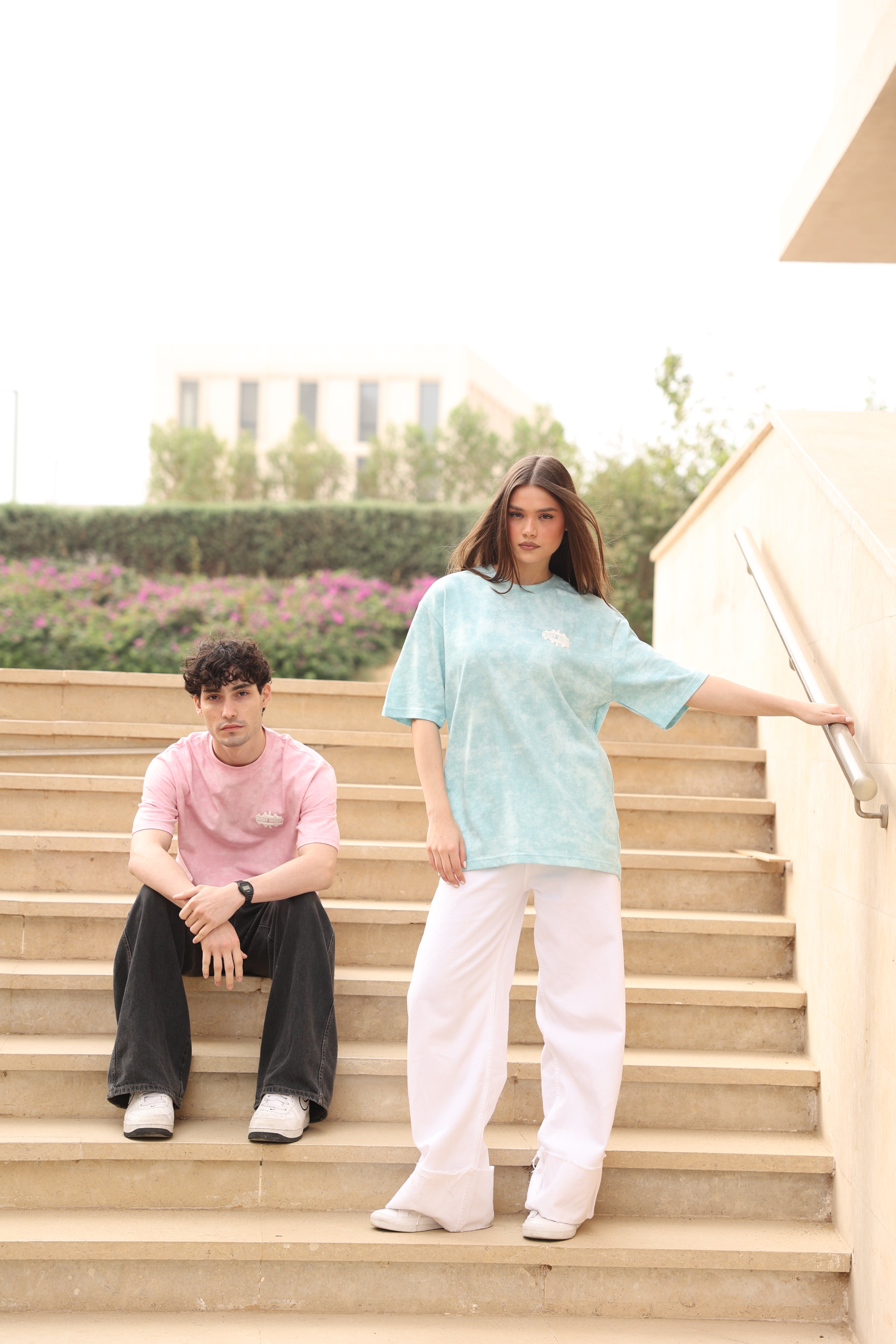 EVERYDAY COUPLE Bundle Washed - Blue/Pink