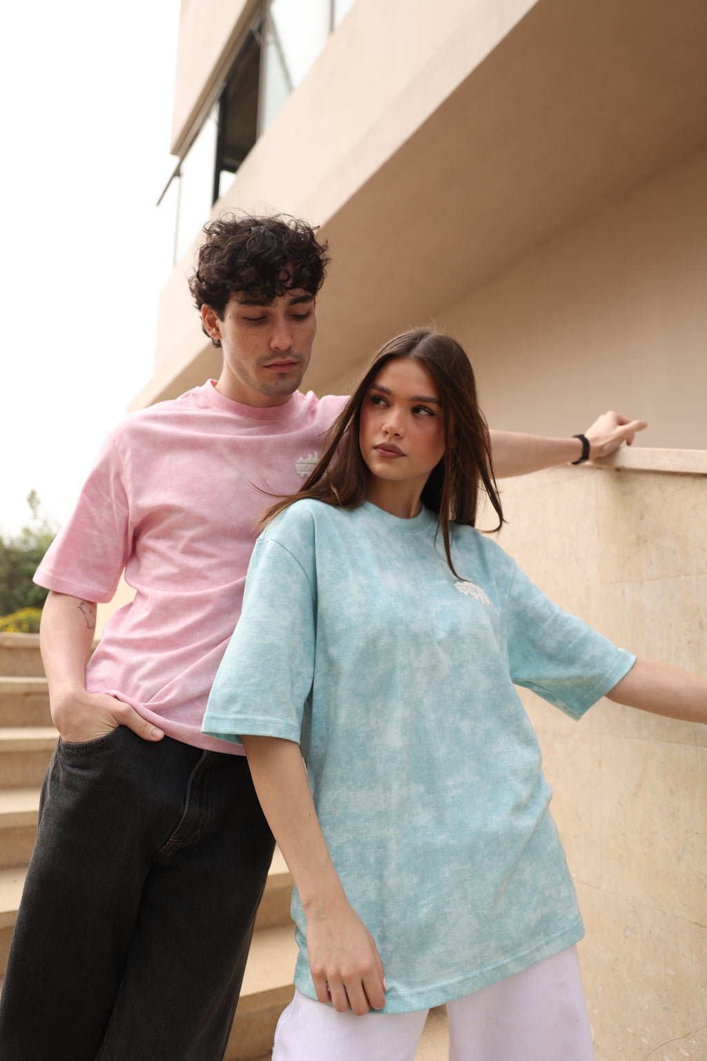 EVERYDAY COUPLE Bundle Washed - Blue/Pink