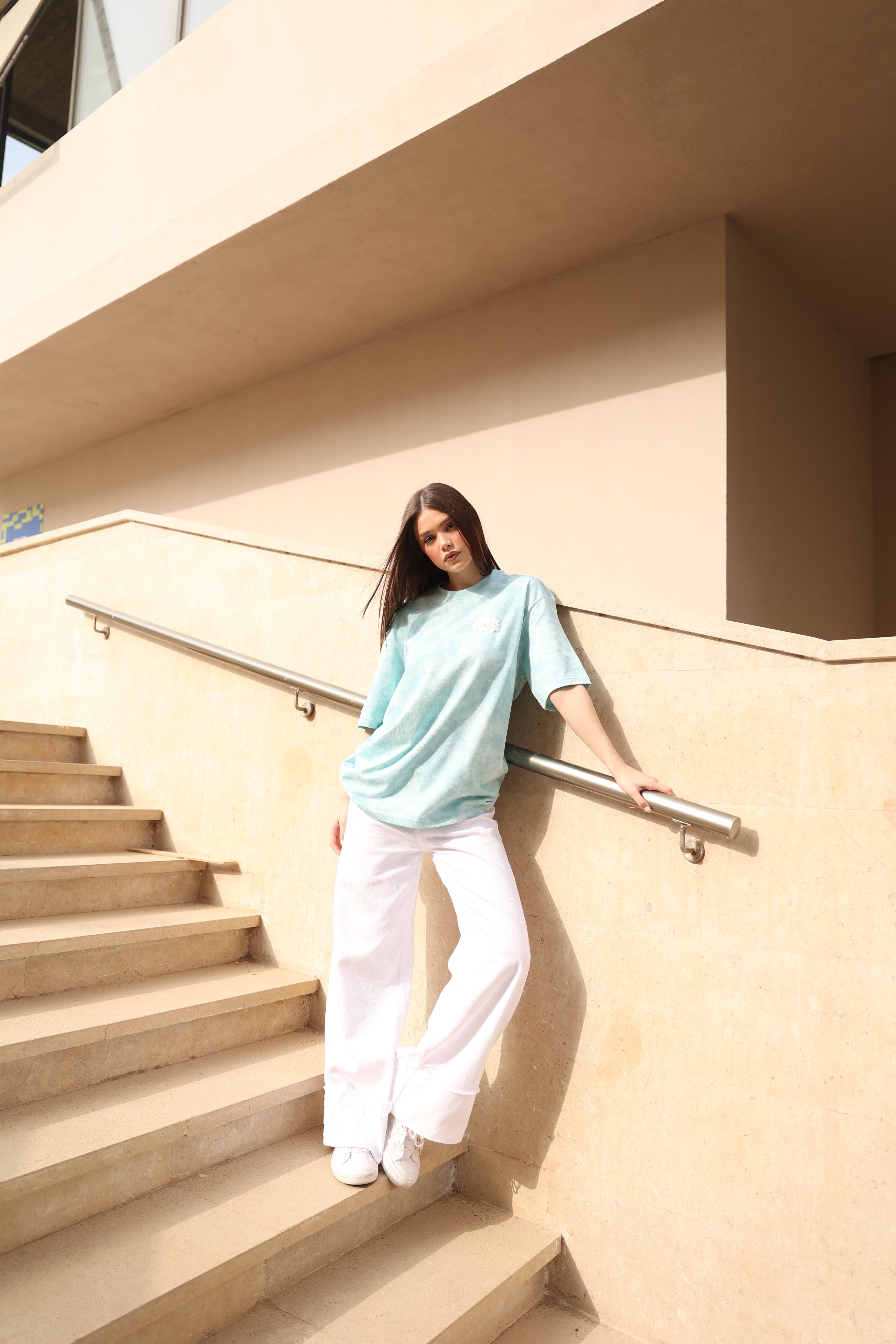 EVERYDAY Tee - Washed Light Blue