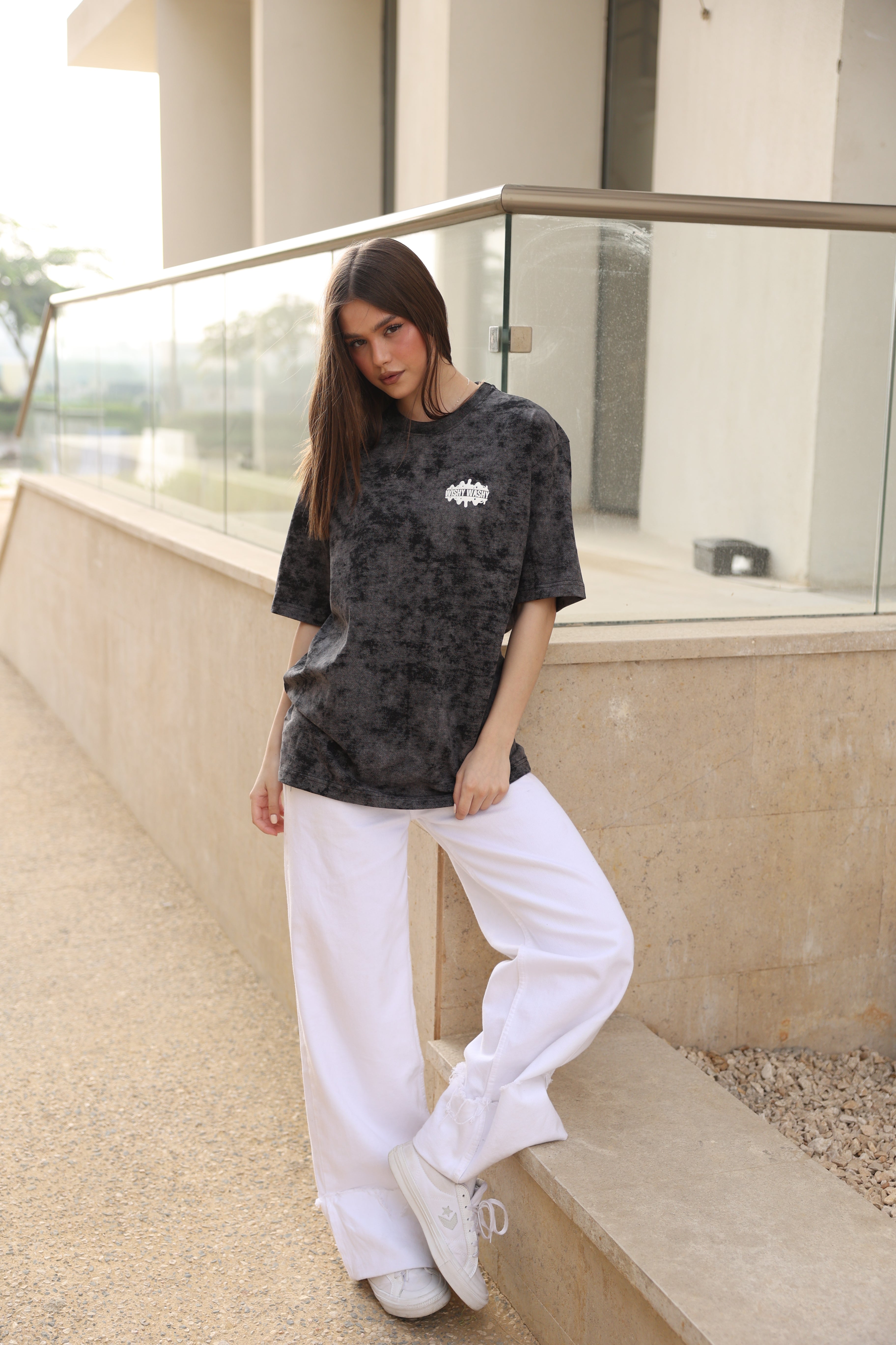 EVERYDAY Tee - Washed Black
