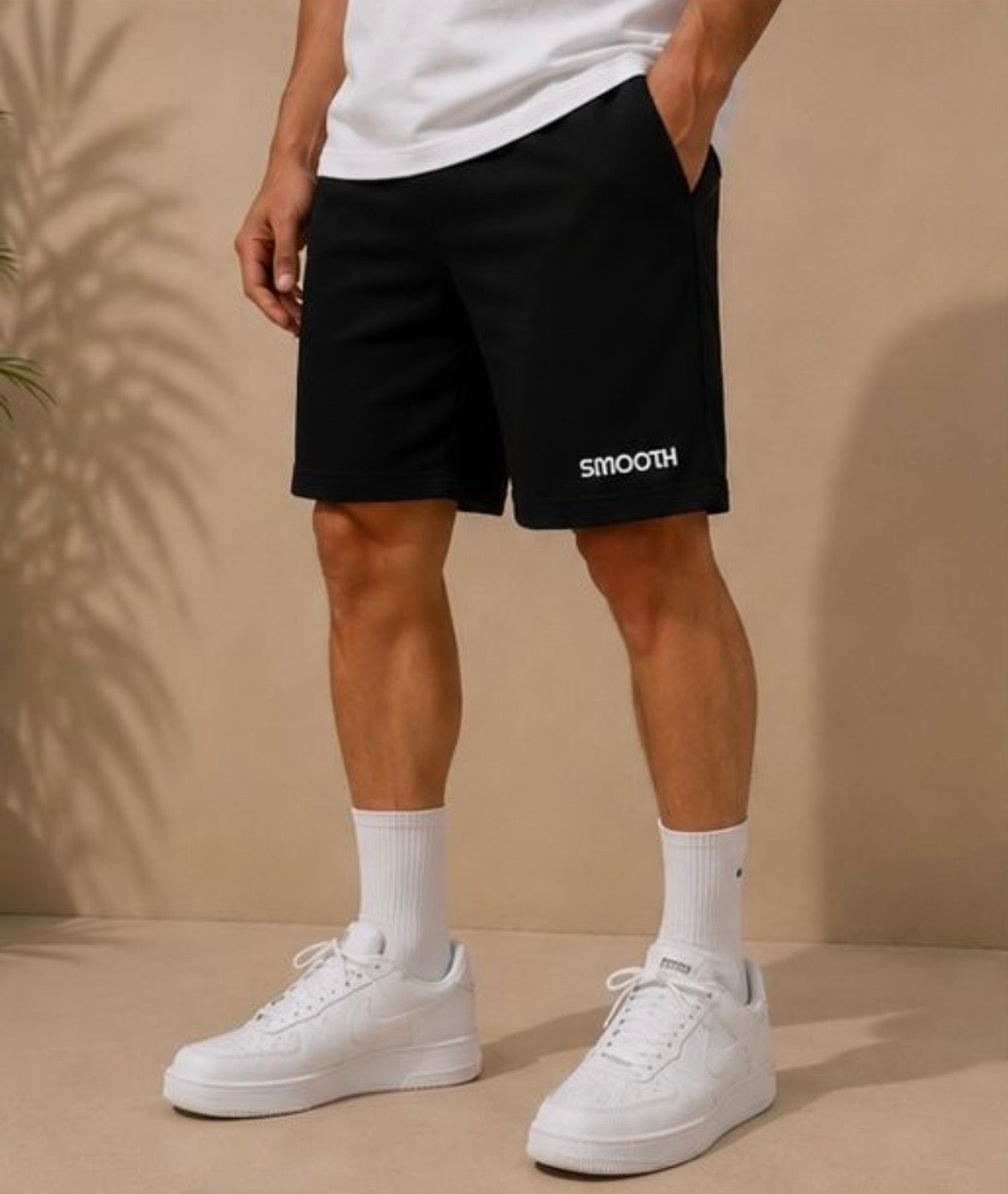 Black Basic Shorts