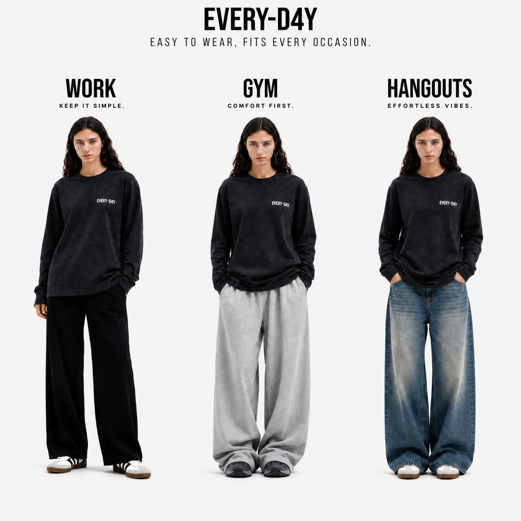 EVERY-D4Y Washed Long Sleeve